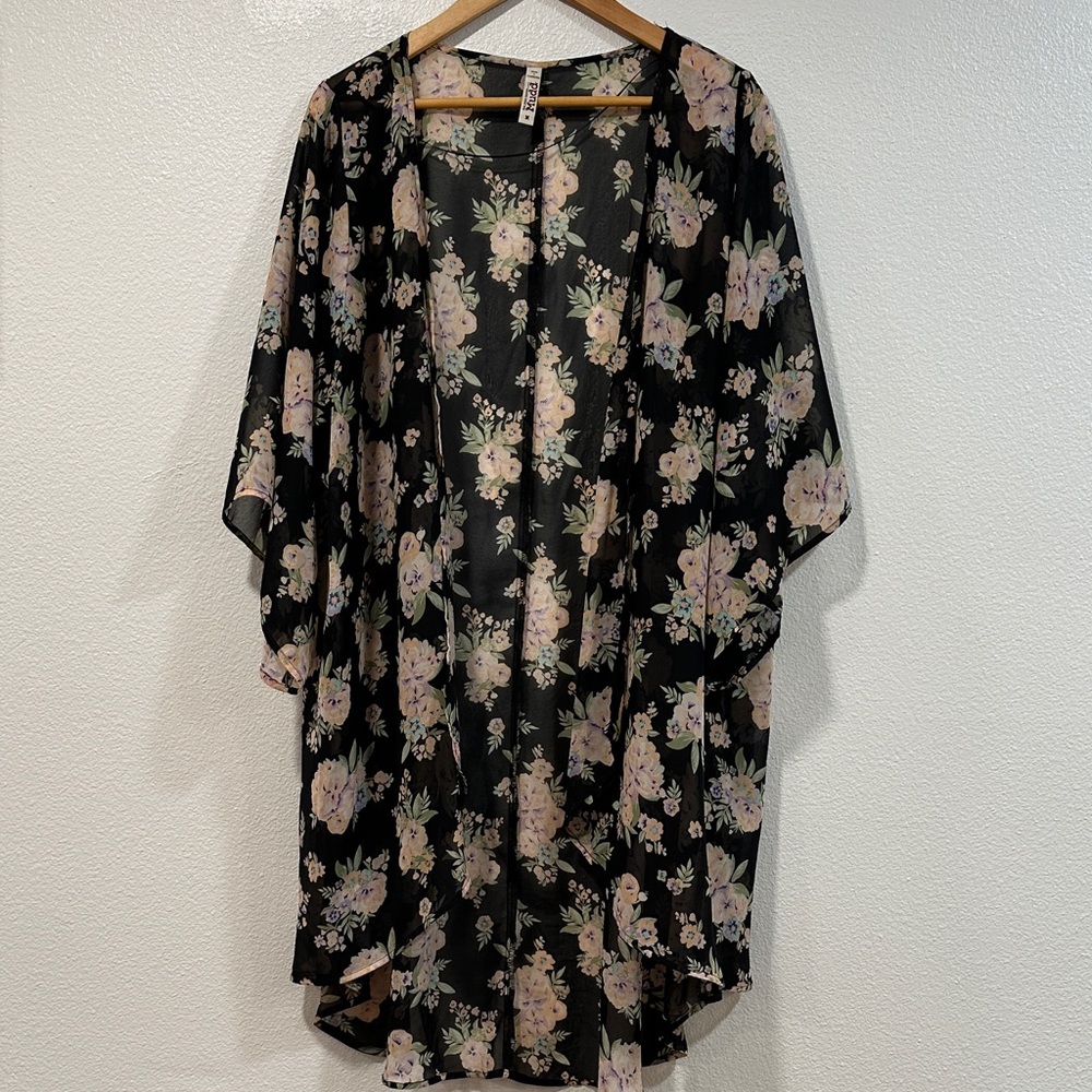 Floral Sheer Kimono